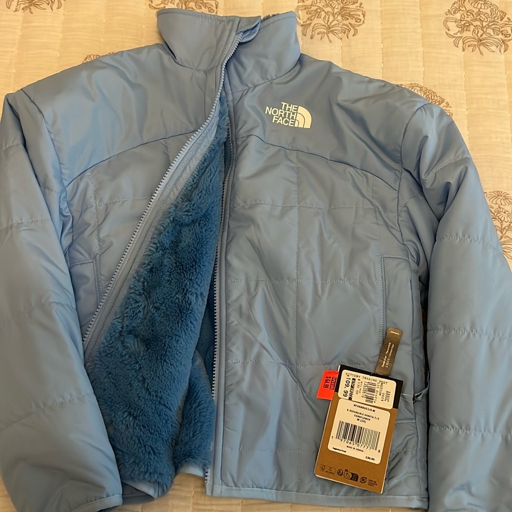 Children’s reversible north face coat size medium (10)